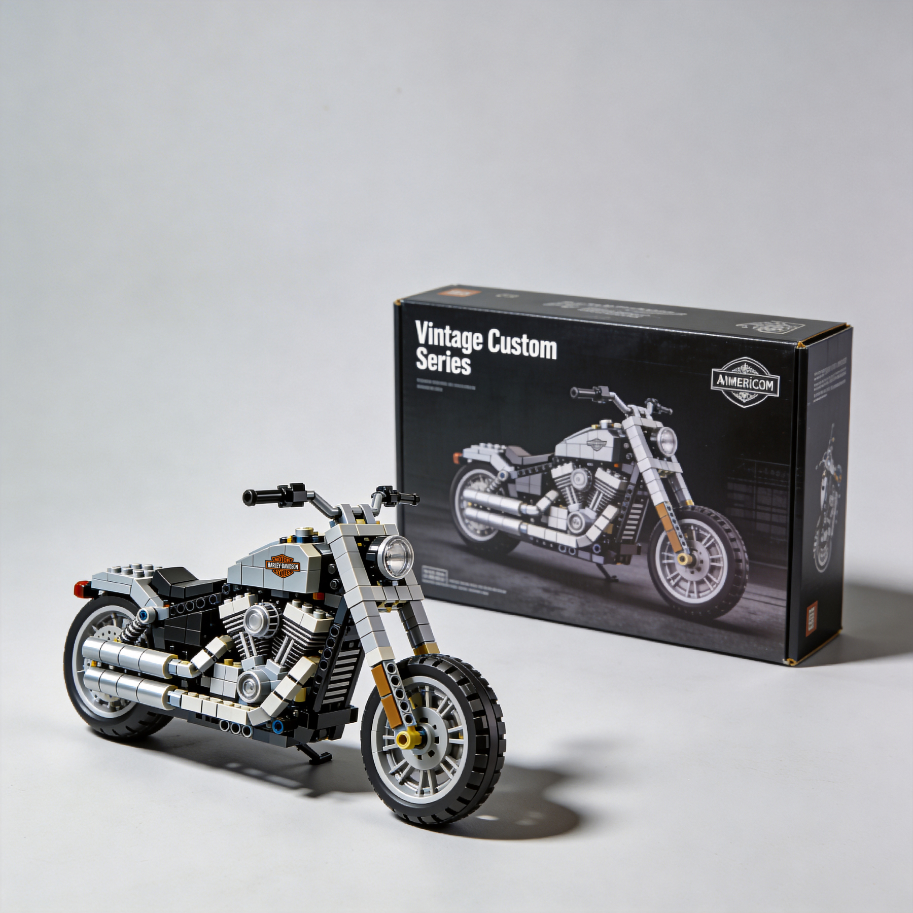 Harley-Davidson motorcycle building blocks