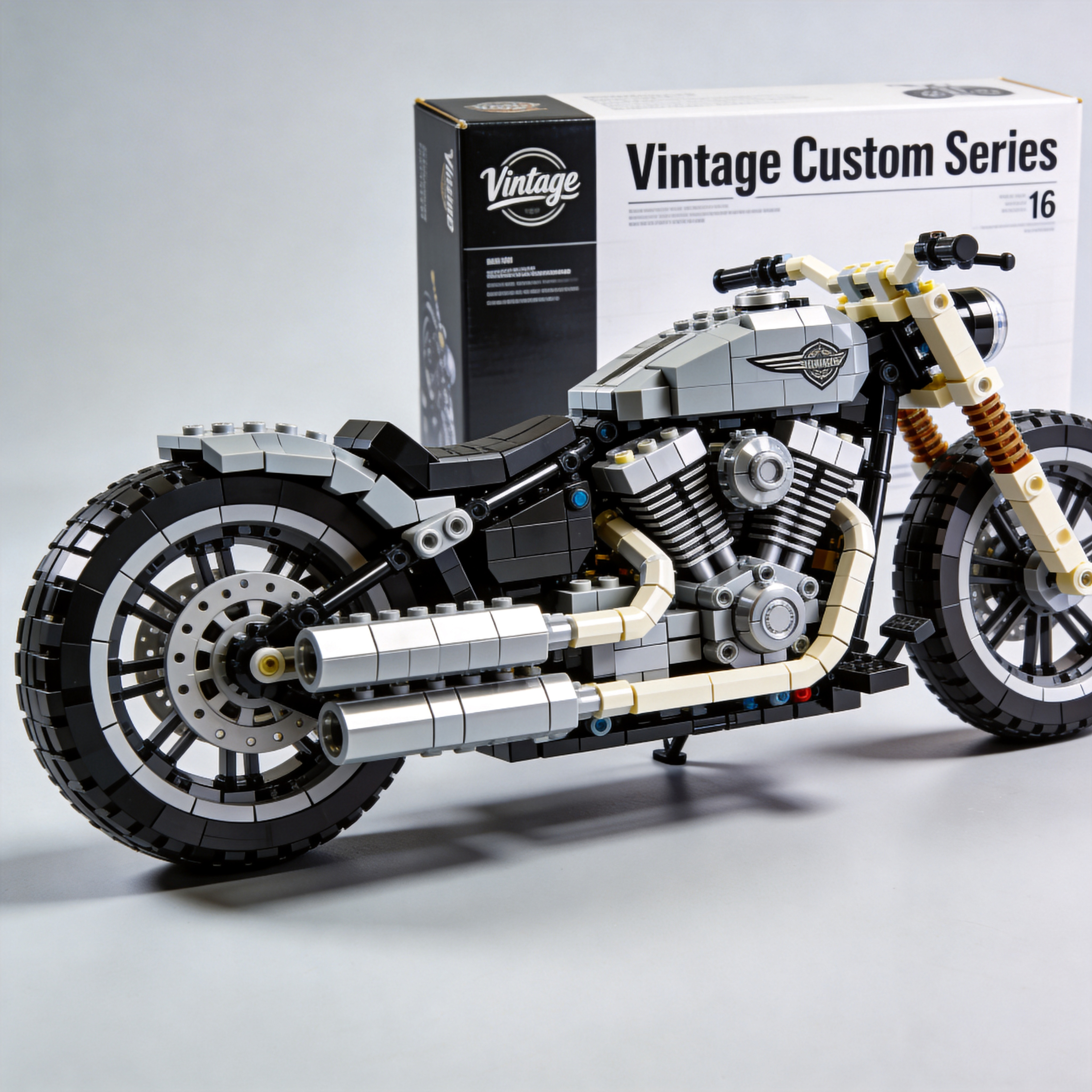 Harley-Davidson motorcycle building blocks