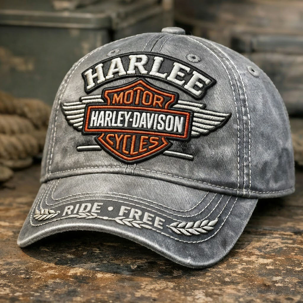 Biker Style Baseball Cap