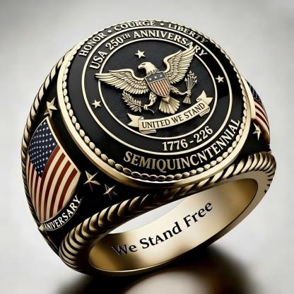 1776-2026 America Jubilee Ring