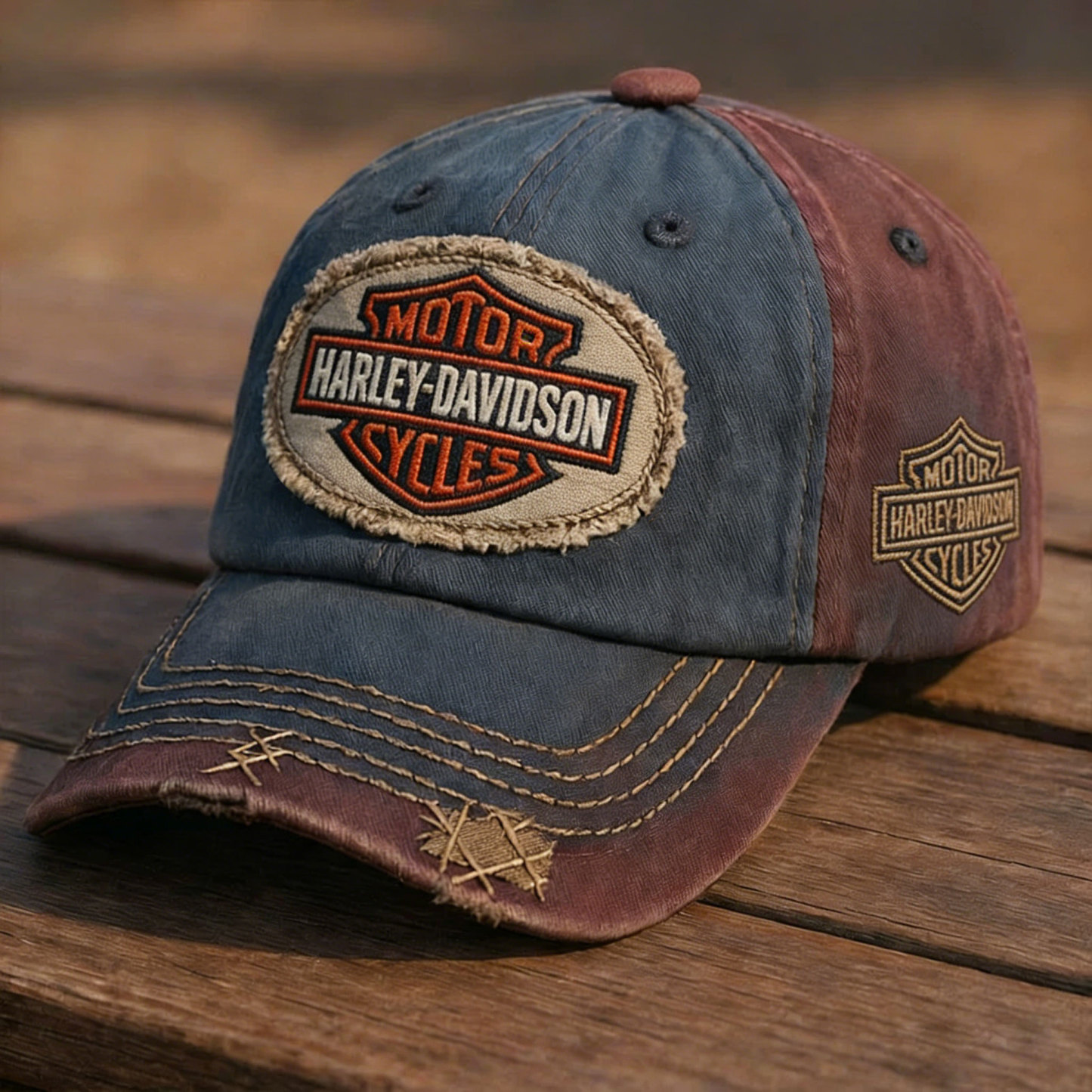 Biker Style Baseball Cap