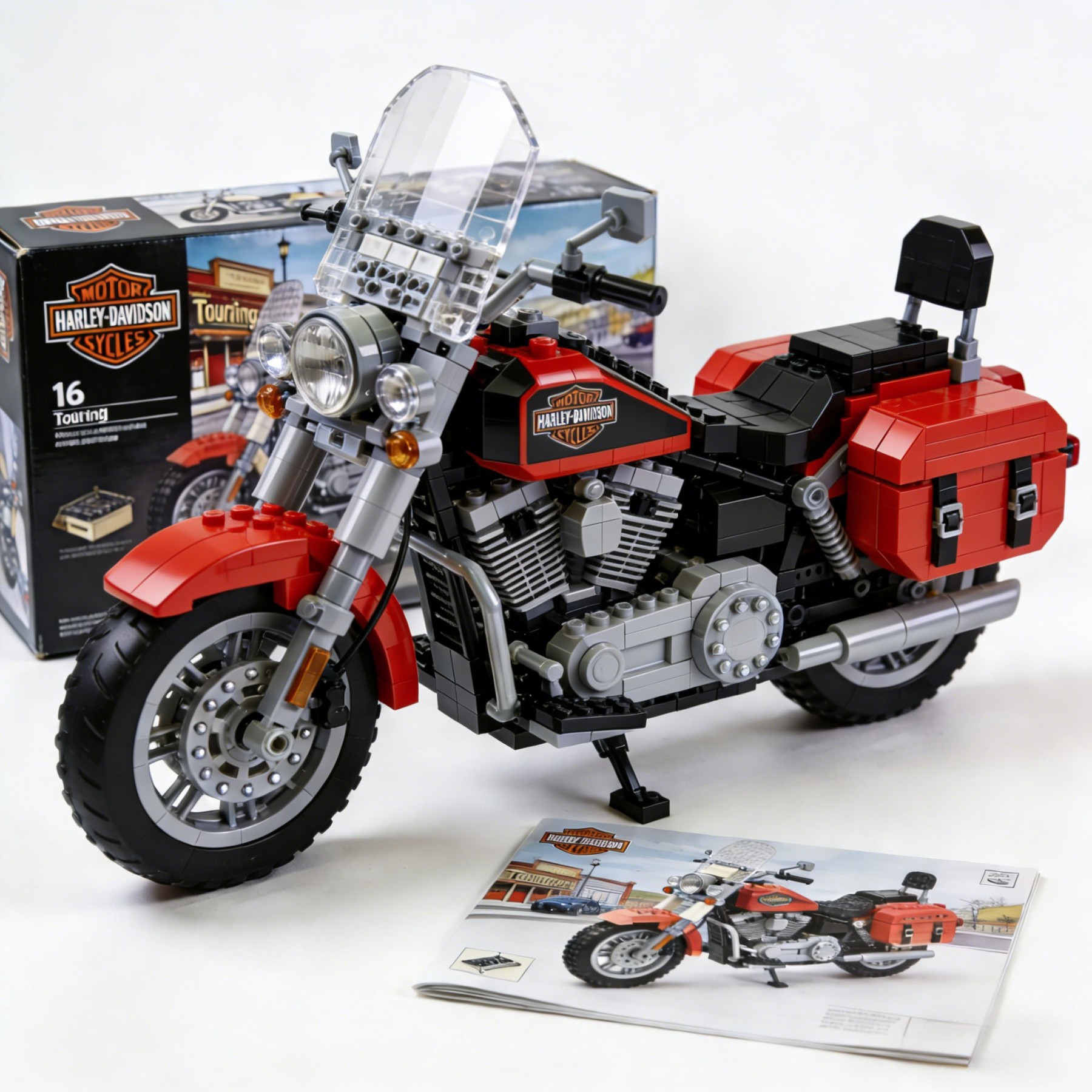Harley-Davidson motorcycle building blocks