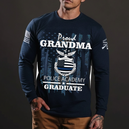 Police Academy Shirts Proud Grandma of New Cop Graduate