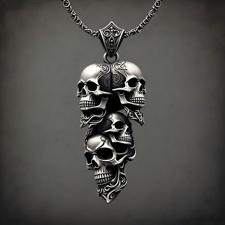 Dark Style  Pendant Necklace