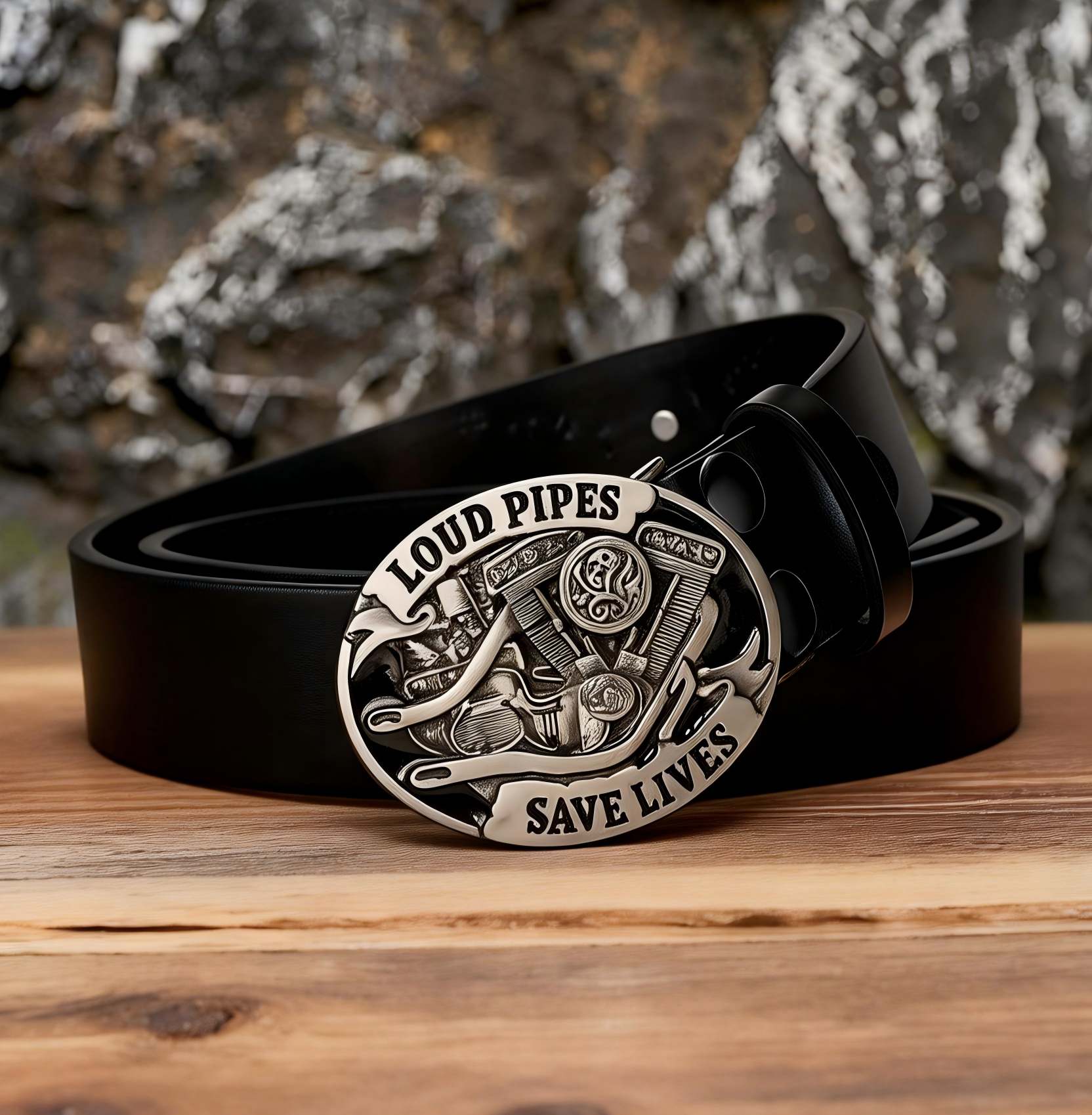 Hard-shell Motorcycle Belt - For Riding & Decoration