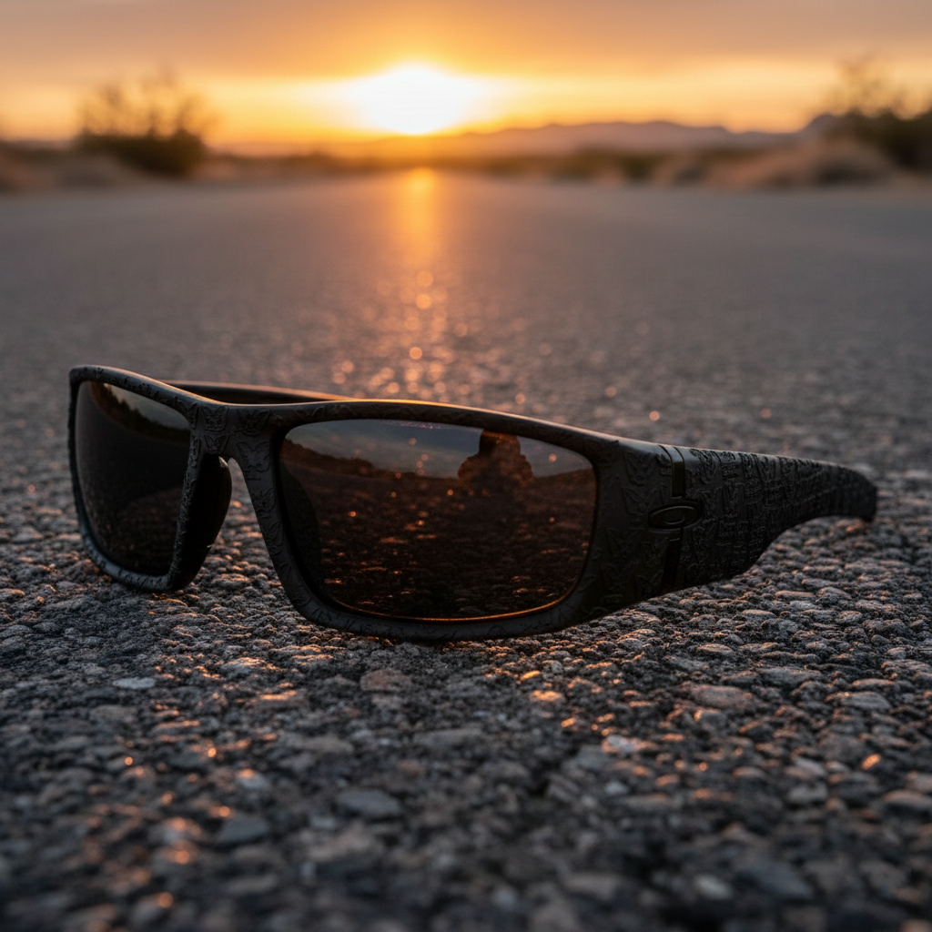 Vintage Biker Metal Frame Polarized Riding Sunglasses