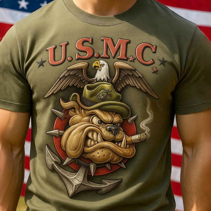 Devil Dog USMC Commemorative Short Sleeve T-Shirt