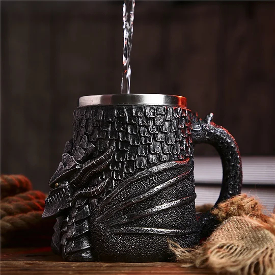 Medieval Dragon Beer Mug