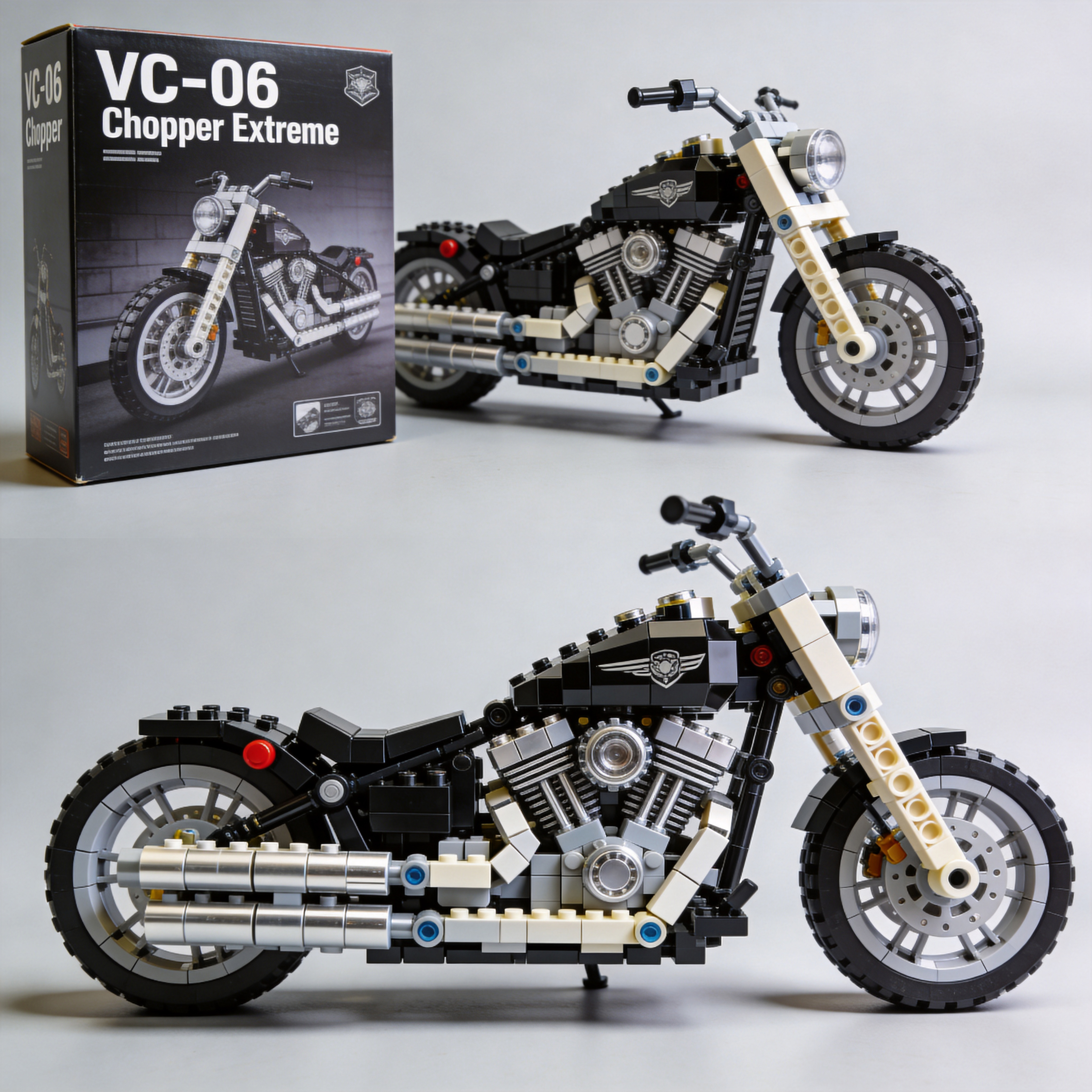 Harley-Davidson motorcycle building blocks