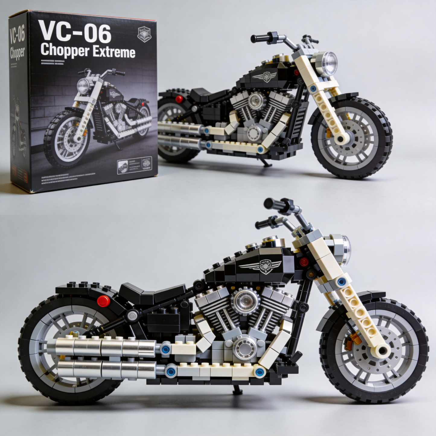 Harley-Davidson motorcycle building blocks