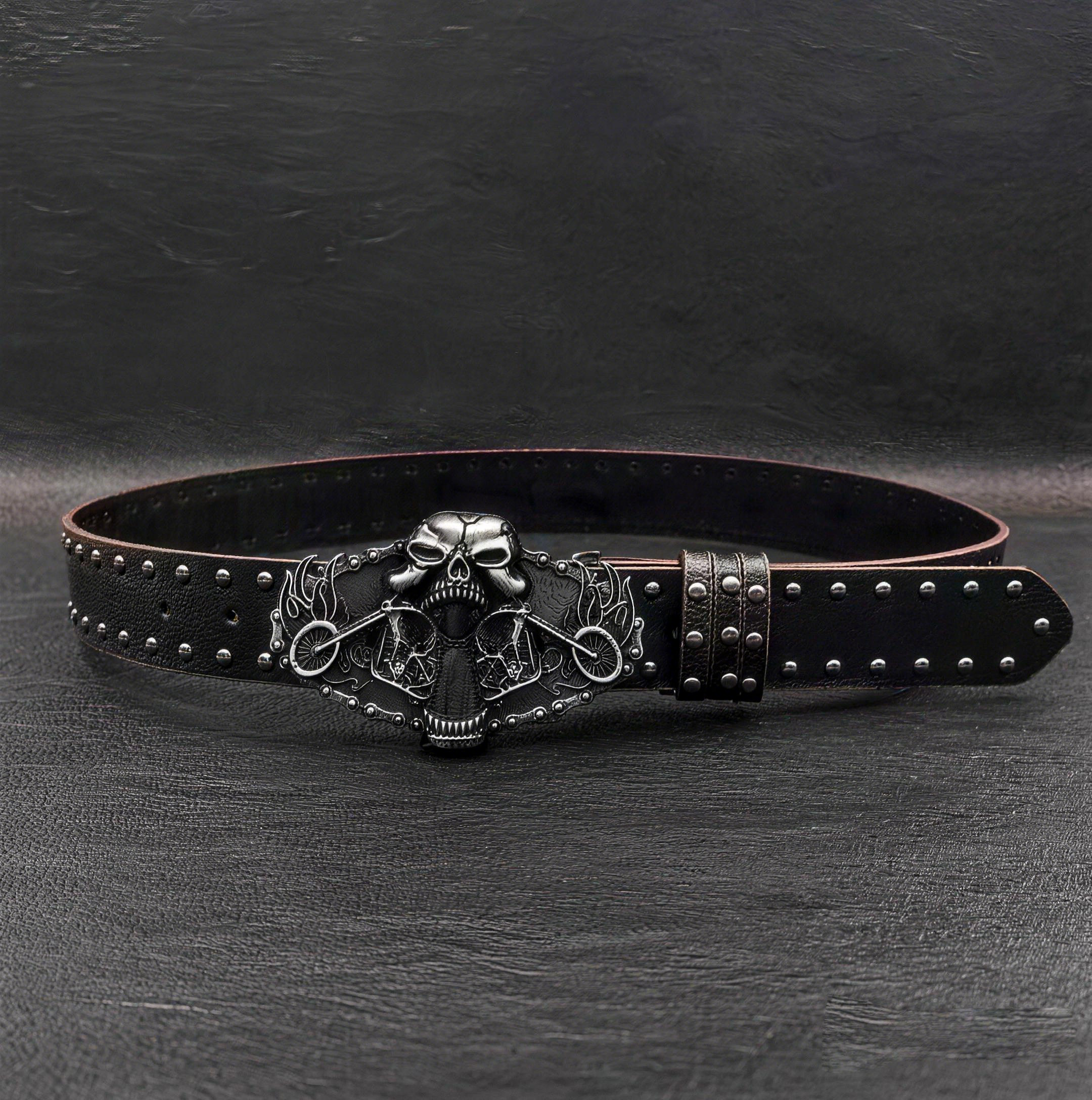 Hard-shell Motorcycle Belt - For Riding & Decoration
