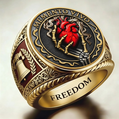 Steampunk Mechanical Gear Industrial Motorcycle Style Signet Ring