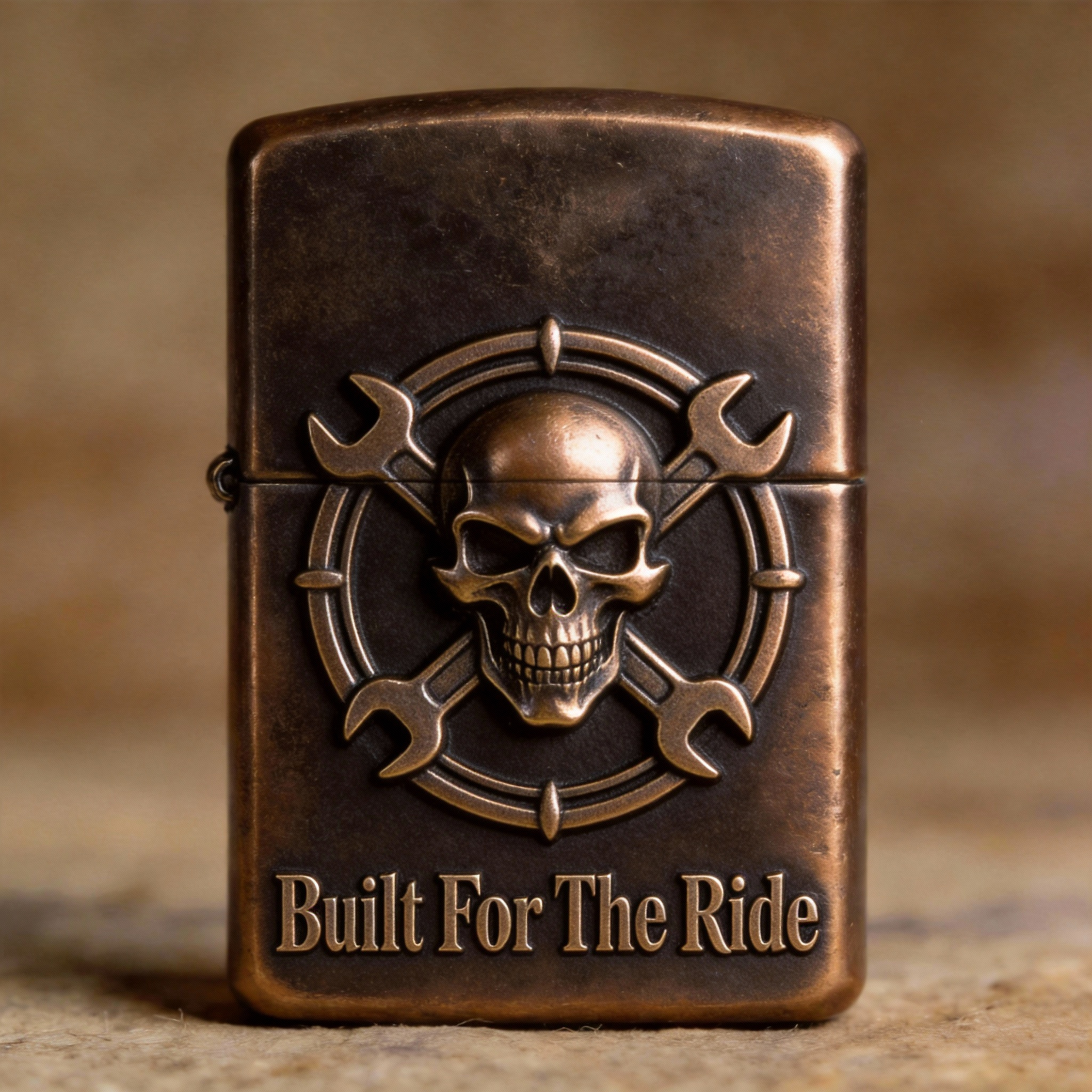 Wrench Master: "Built For The Ride" Mechanic Skull