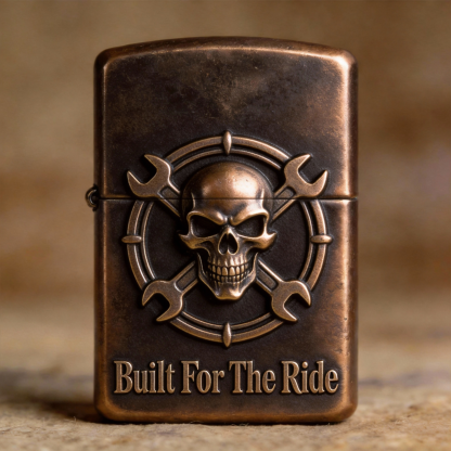 Wrench Master: "Built For The Ride" Mechanic Skull