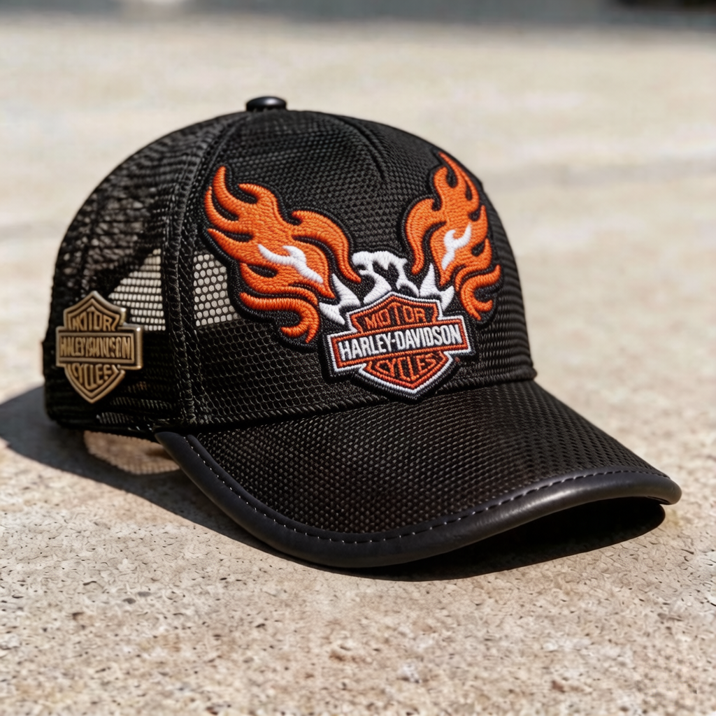 Biker Style Baseball Cap