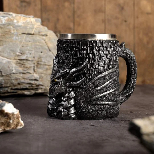 Medieval Dragon Beer Mug