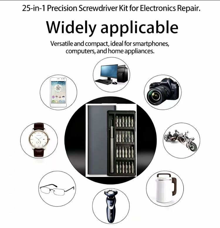 25 in 1 Magnetic Set, Precision Screwdriver Kit, Portable Screwdriver Set, Multifunctional Screwdriver for Phone, Computer, PS5, XboX, Phone Repair