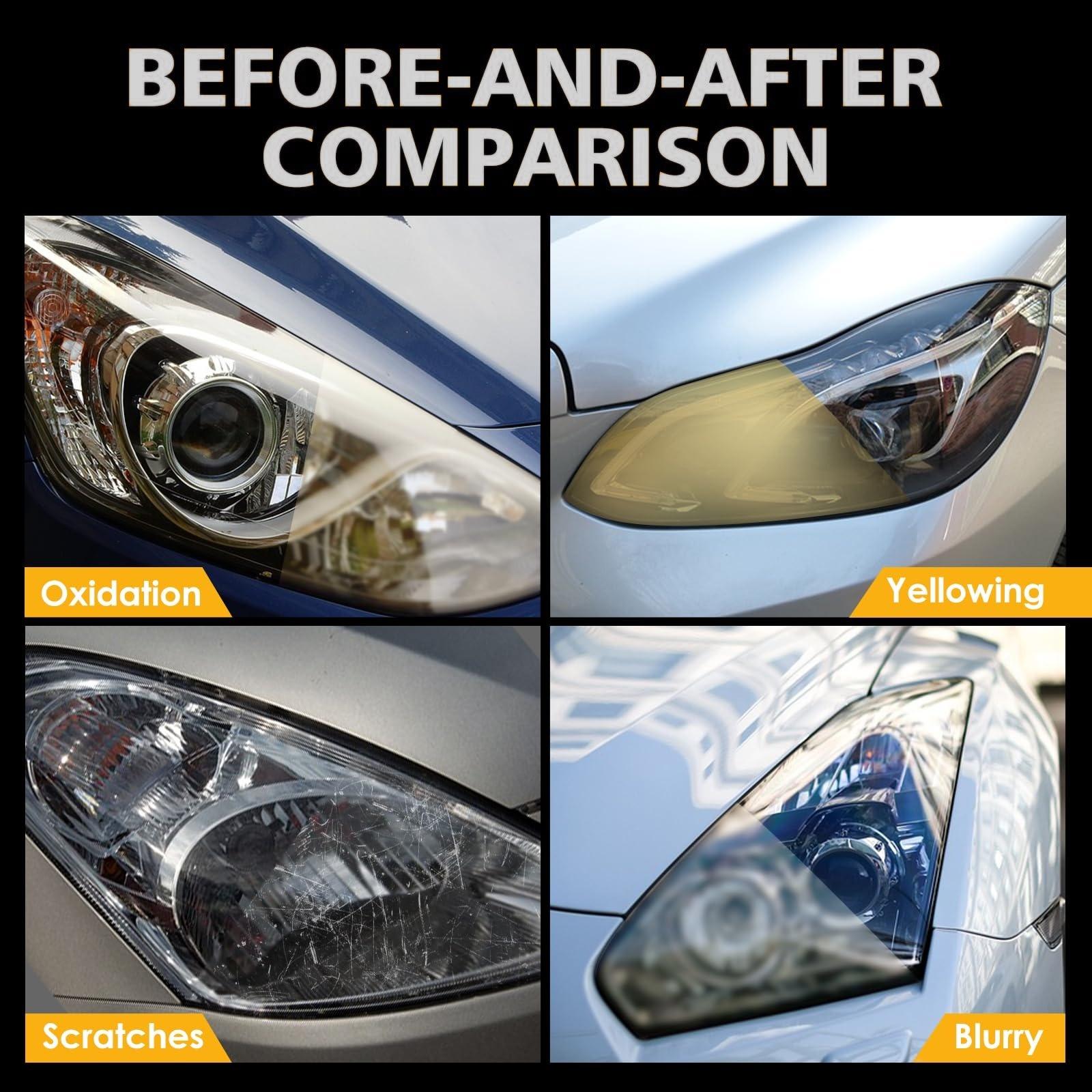 QIFOR Automotive Headlamp Restoration Fluid, oxidized and yellowed automotive headlamps, blurring enhanced crystalline coating refurbisher QIFOR Automotive Headlamp Restoration Fluid, oxidized and yellowed automotive headlamps, blurring enhanced crystalline coating refurbisher