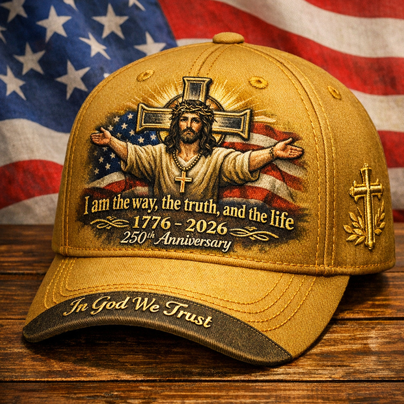 US 250th Anniversary Retro Art Print Hat