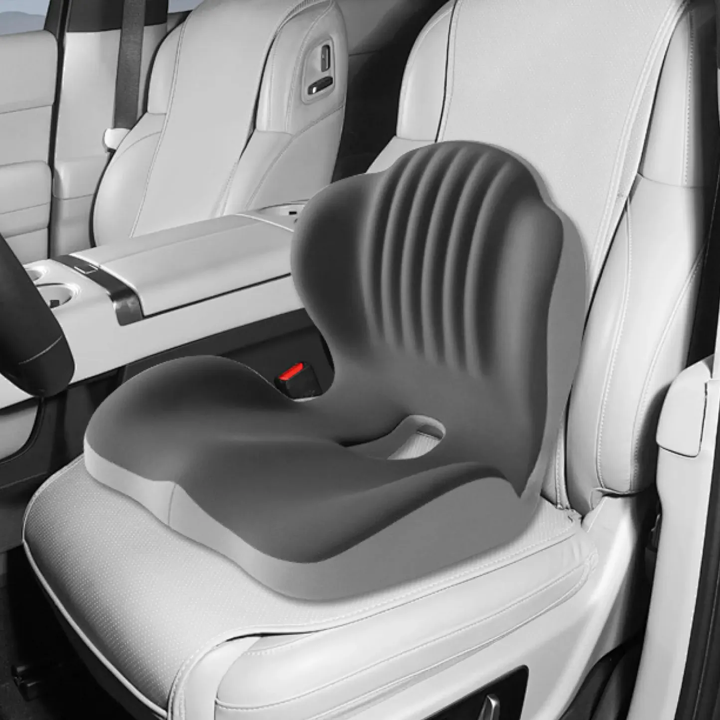 Ergonomic Memory Foam Seat Cushion with Lumbar & Back Support, Relieves Back Pain, Reduces Pressure, Ideal for Office Chairs, Stools, and Car Seats, Perfect Gift for Parents & Friends, The Most Thoughtful Gift