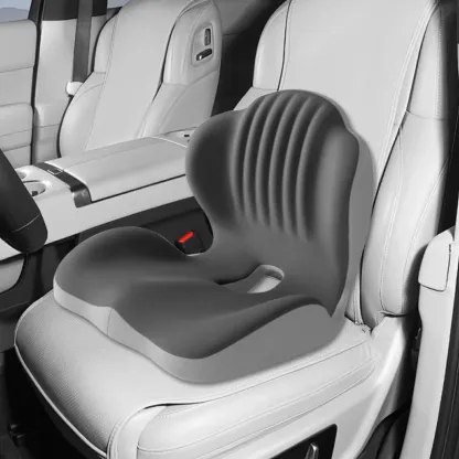 Ergonomic Memory Foam Seat Cushion with Lumbar & Back Support, Relieves Back Pain, Reduces Pressure, Ideal for Office Chairs, Stools, and Car Seats, Perfect Gift for Parents & Friends, The Most Thoughtful Gift