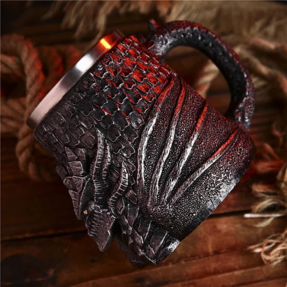 Medieval Dragon Beer Mug