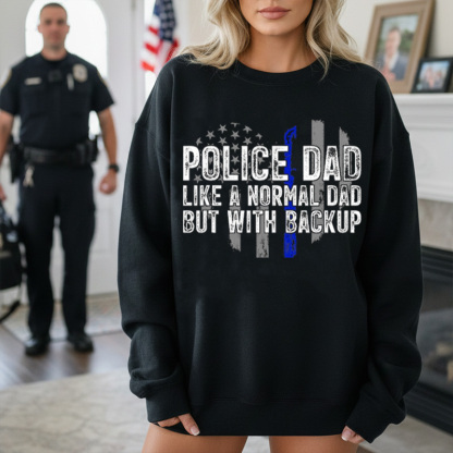 Police Mom Blue Line Flag Police