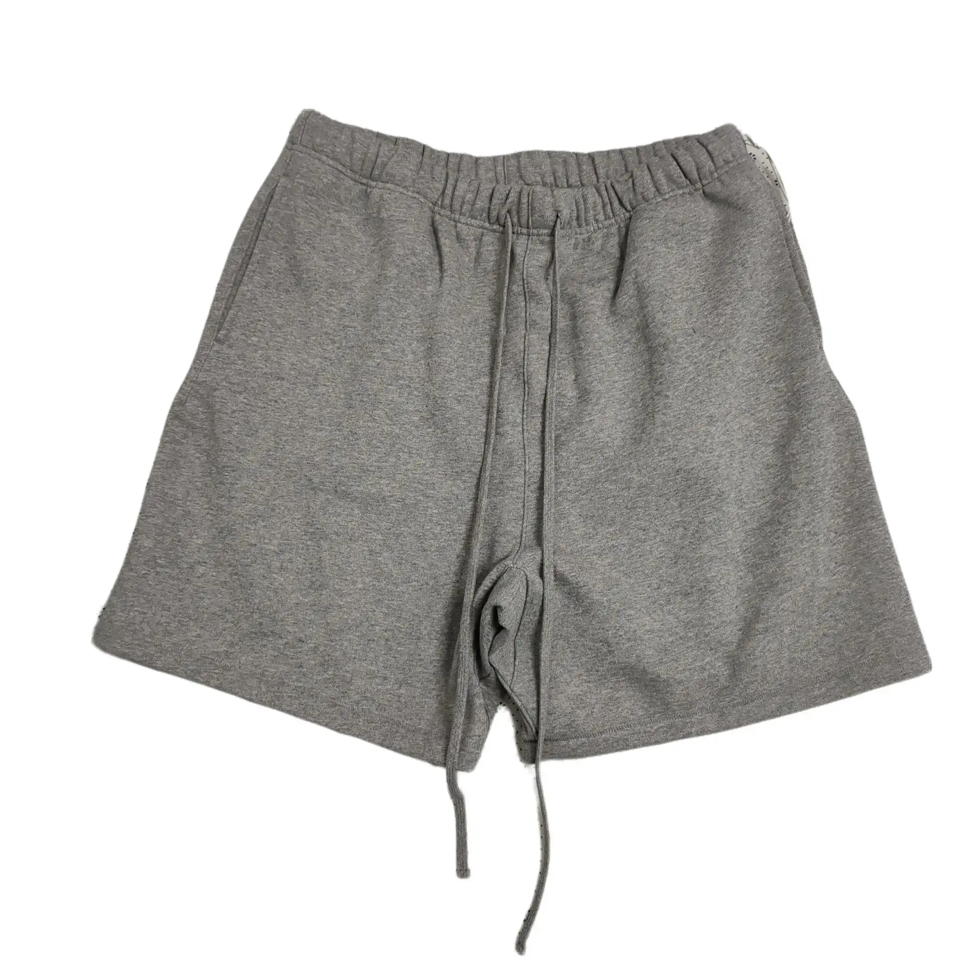 Sweatshort Dark Grey with logo - Casual Versatile Dark Grey Sweatshort for Everyday Wear Menswear Man Tropical Techwear Beige Plain tiktok shop