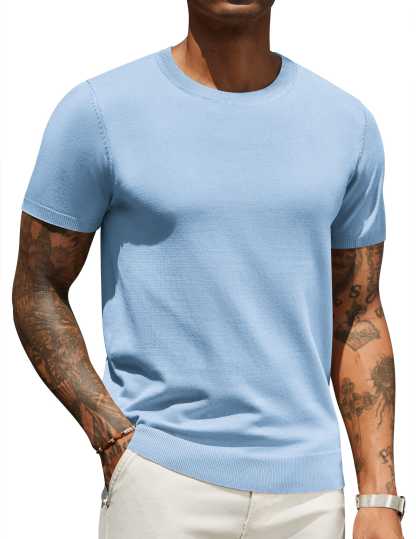 Casual Basic Knit T-Shirt