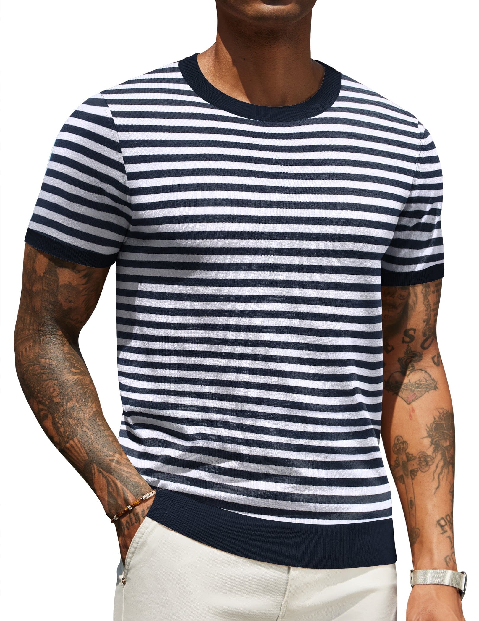 Casual Basic Knit T-Shirt