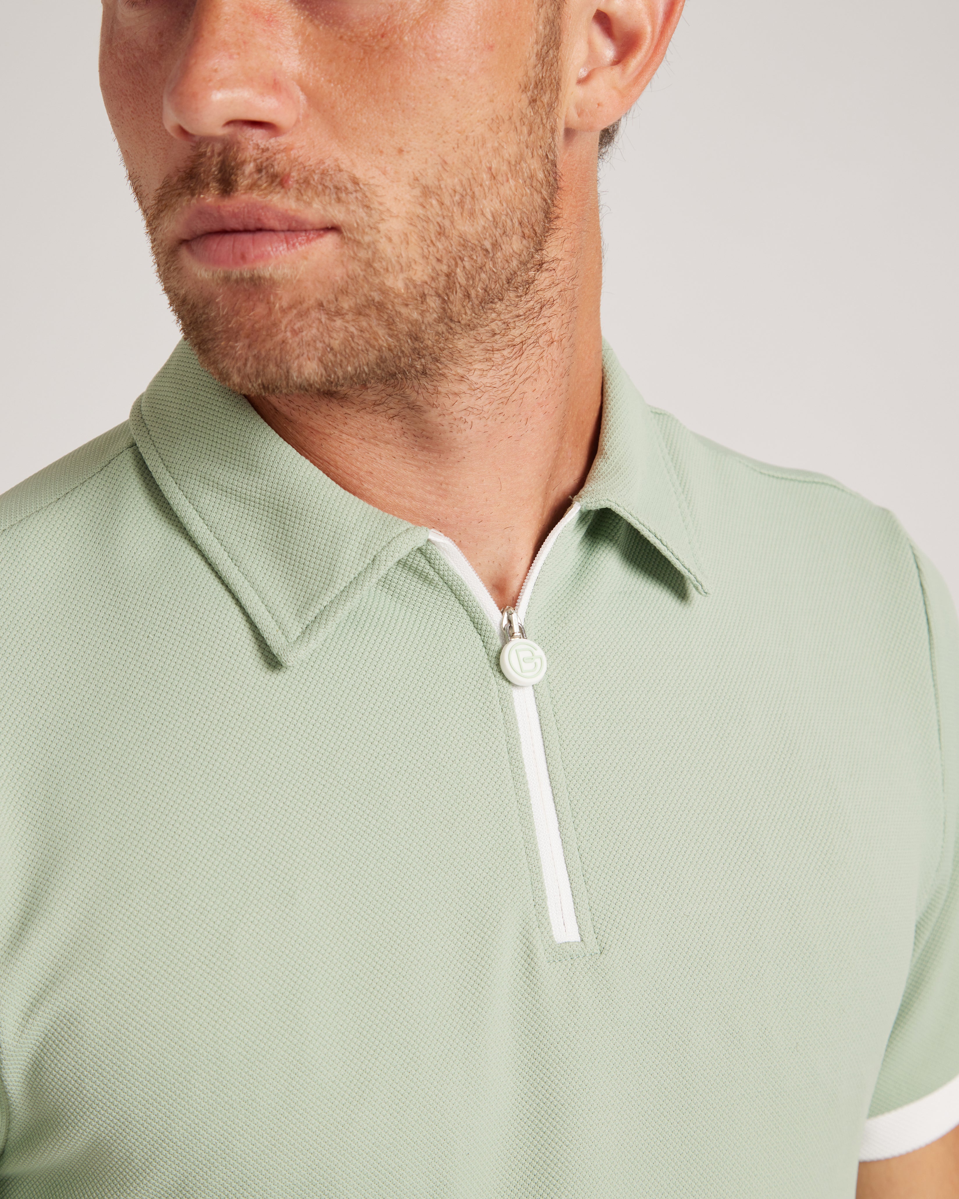 Contour Polo - Tea Green