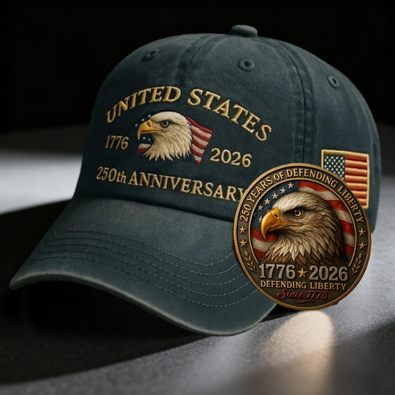 🎉Last Day Only $19.99❤️America 250th Anniversary Hat 🇺🇸🎁Free Symbolizes Honor Gift