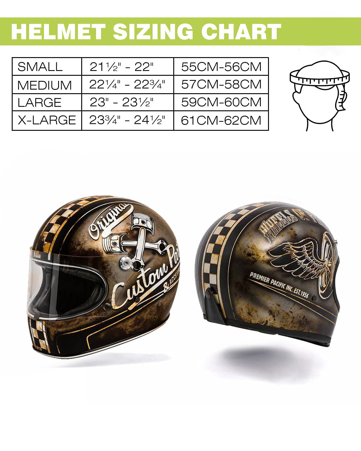 Retro Flashback: Traditional Tattoo Art Biker Helmet