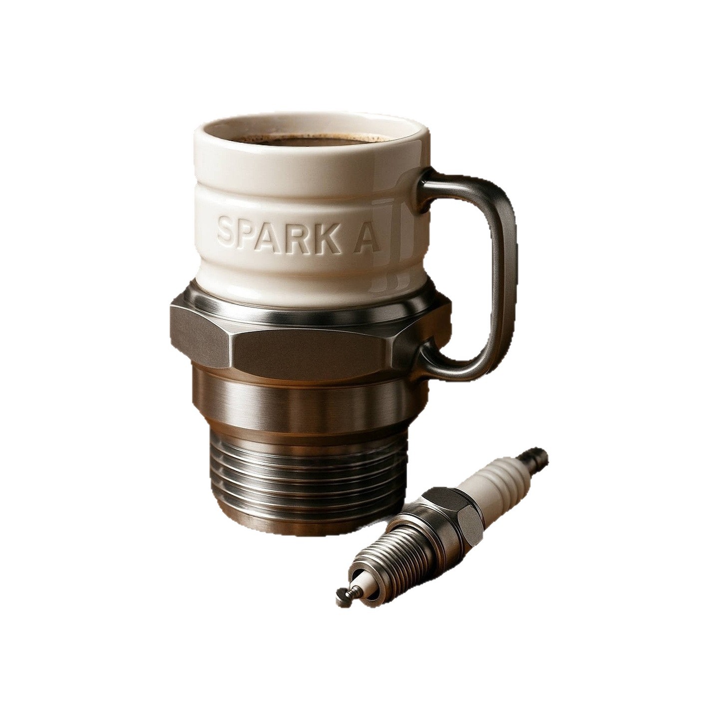 SparkPlug Mug – Unique High-Quality Coffee Cup for Car Enthusiast Collectors