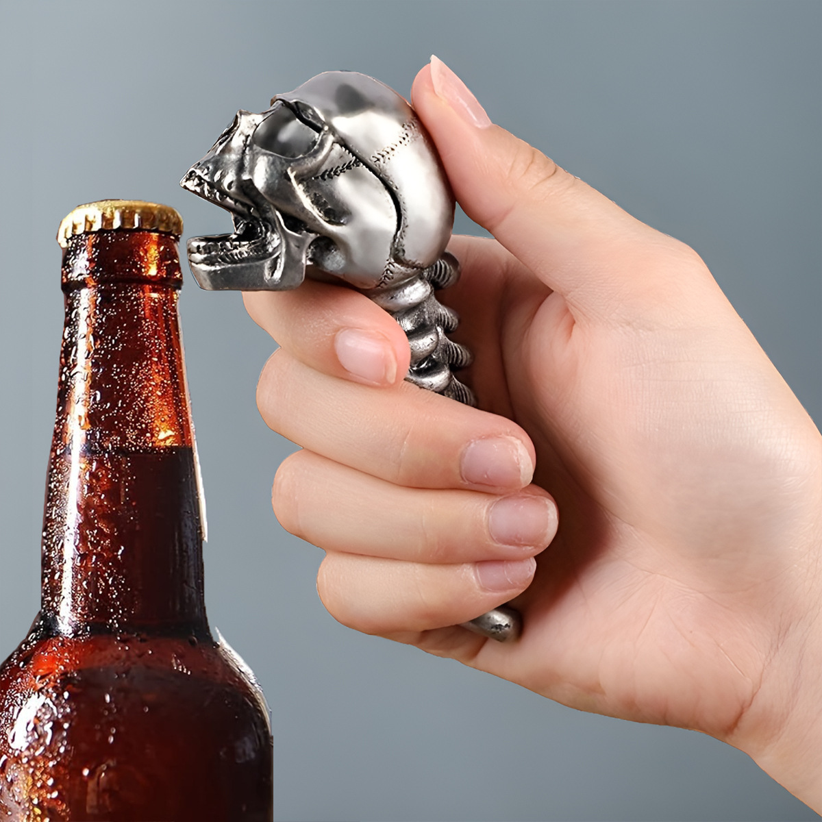 Alloy Skull Bottle Opener – Creative & Unique Beer Can Opener