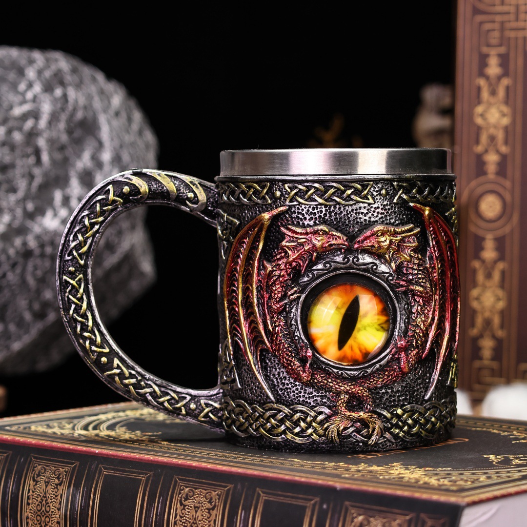 Dragon Beer Mug – Unique Western Monster Dragon Tankard
