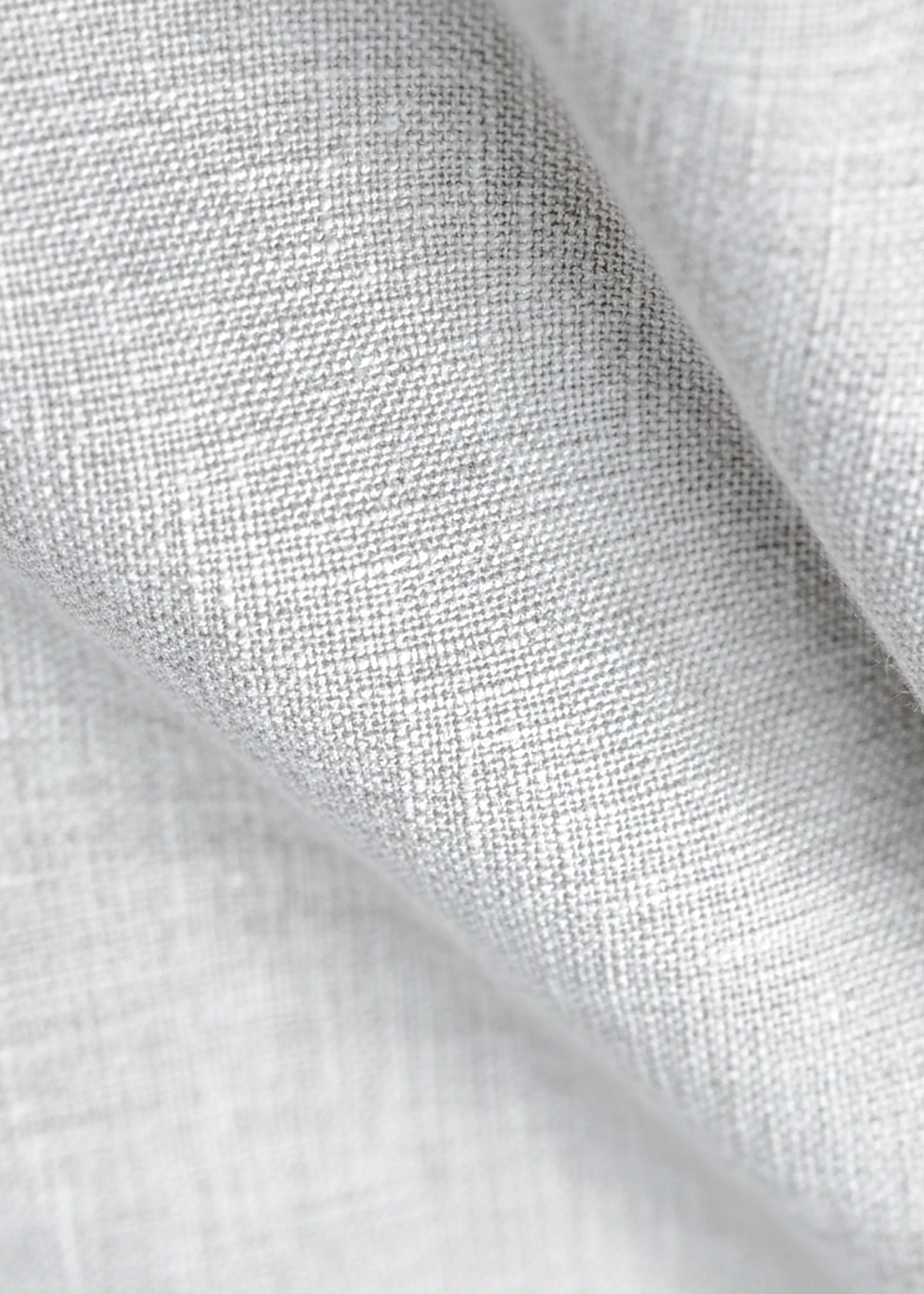 Linen Casual Elastic Pants - White