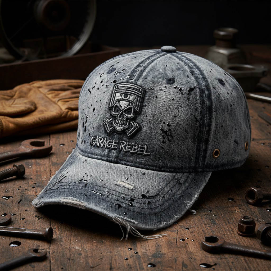 Biker Style Baseball Cap