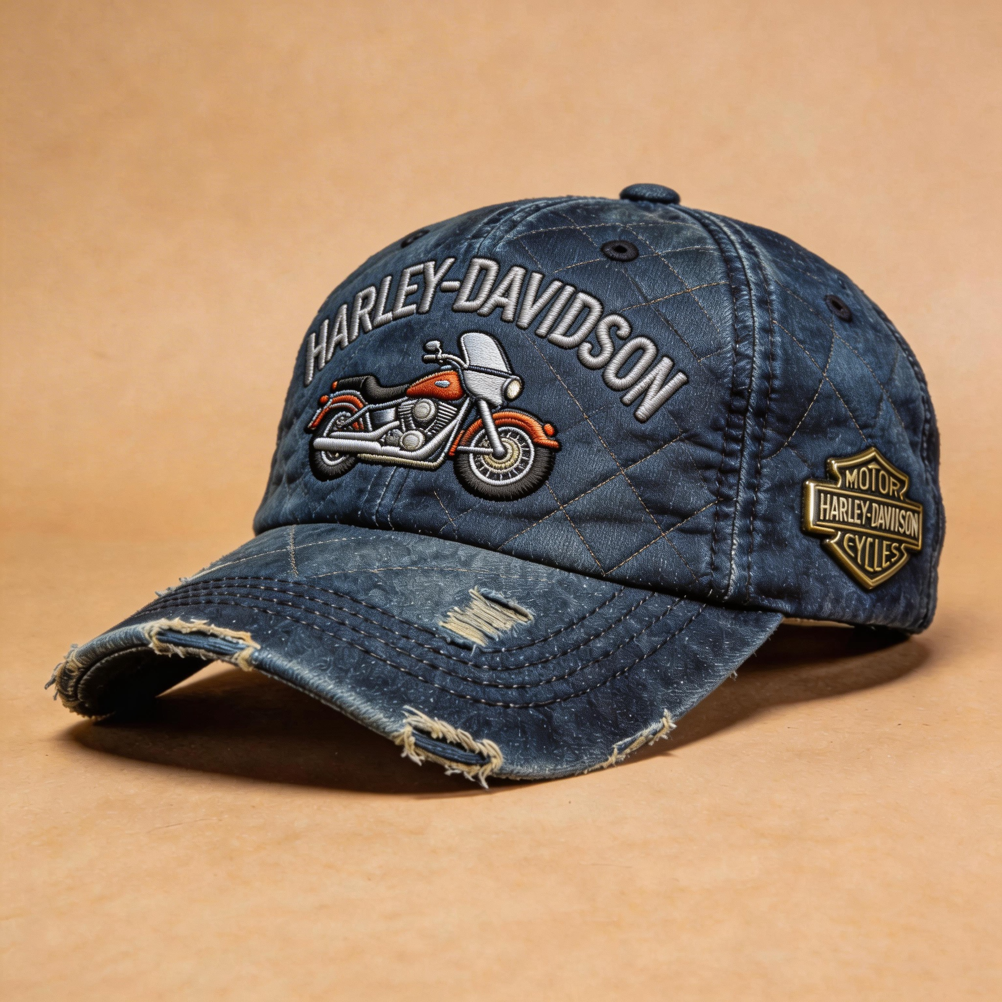 Biker Style Baseball Cap