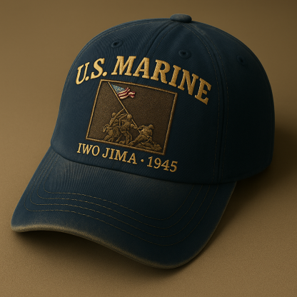 Iwo Jima 1945 U.S. Marine Commemorative Cap