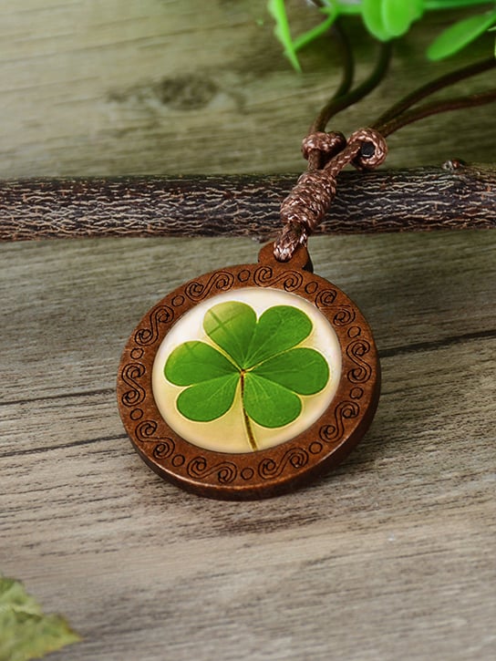Lucky Shamrock Pendant Necklace