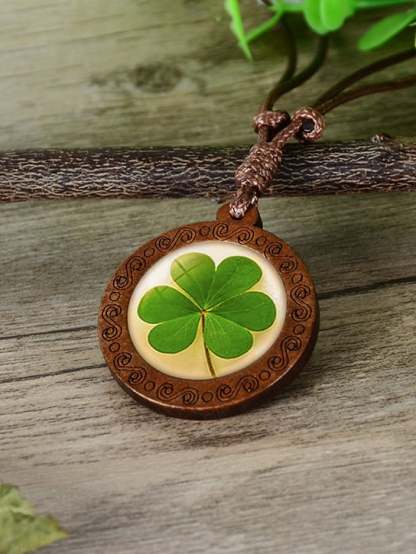 Lucky Shamrock Pendant Necklace