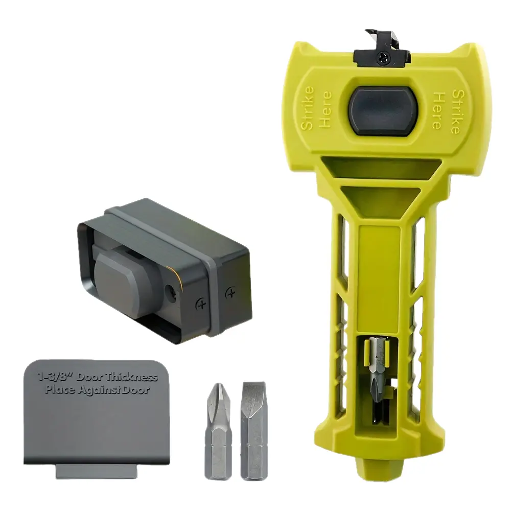 Pro-Series Door Latch Installation Kit – Precision Mortise Template for Scoring & Chiseling | Fits Square & Round Deadbolts | For 1-3/8" & 1-3/4" Doors | Achieve Factory-Clean Flush Fit