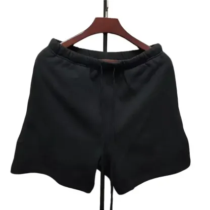 Sweatshort Dark Grey with logo - Casual Versatile Dark Grey Sweatshort for Everyday Wear Menswear Man Tropical Techwear Beige Plain tiktok shop