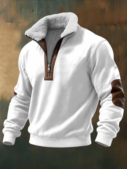Men'S Fleece-Lined Sweatshirt