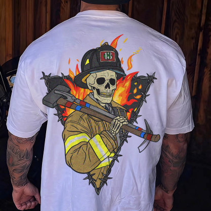 Firefighter Themed Edgy Tee