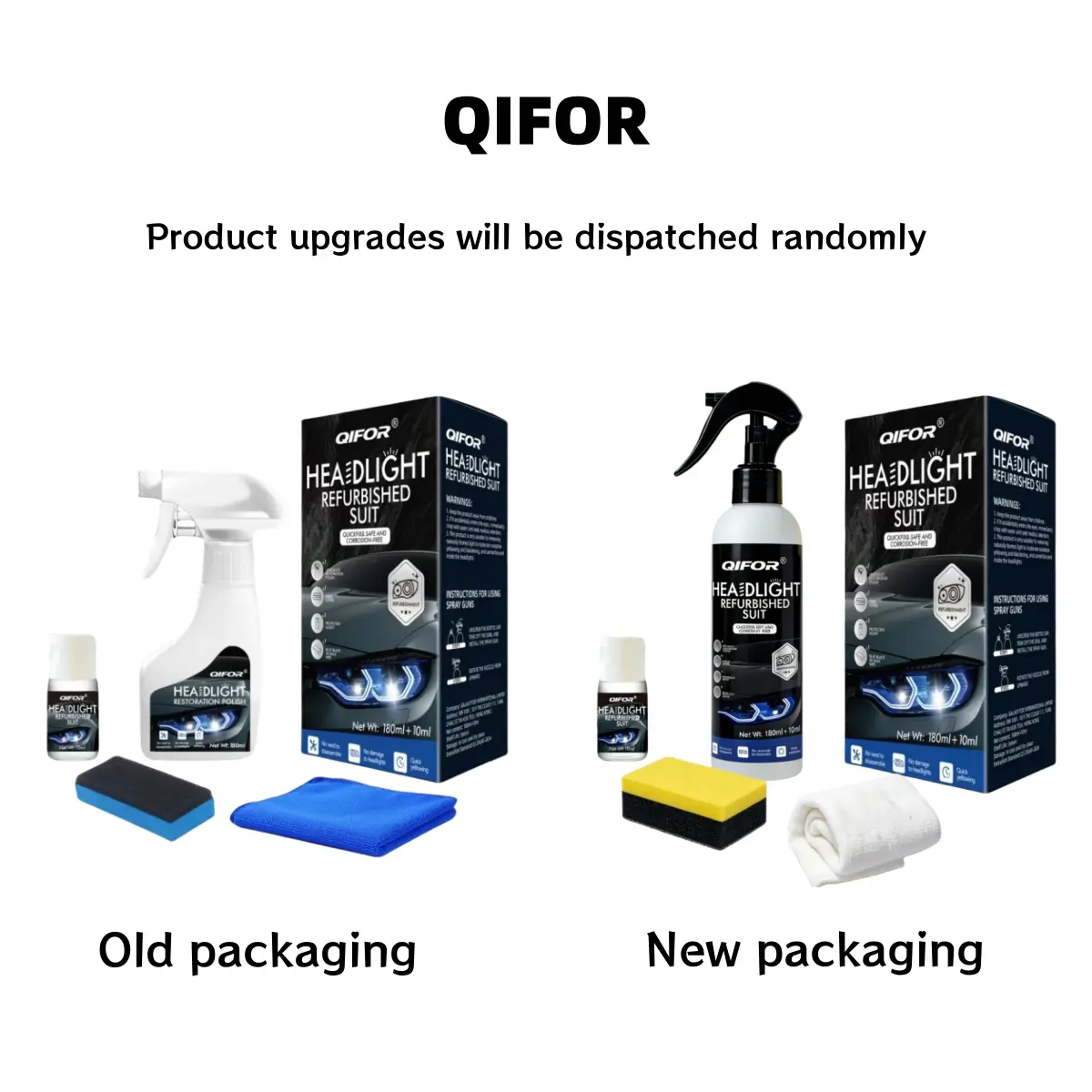 Automotive Headlight Restoration Pro – Instant Oxidation & Yellowing Remover | Crystal Clear Coating for Enhanced Night Vision & Safety 