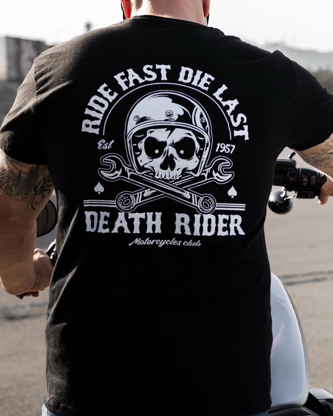 Vintage Death Rider Motorcycle T-Shirt