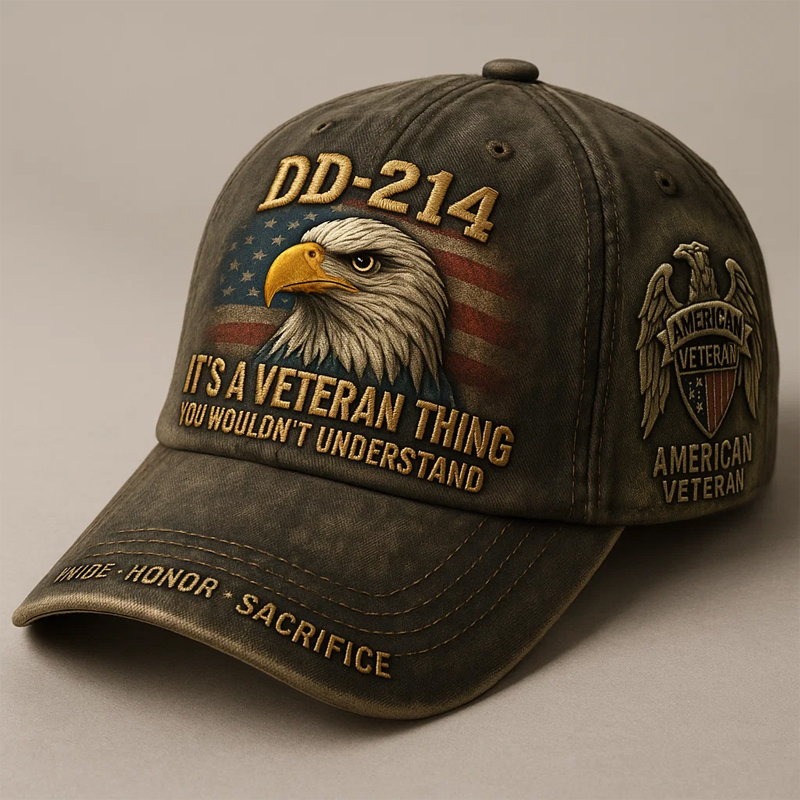 Patriotic Veterans Art Print Hat