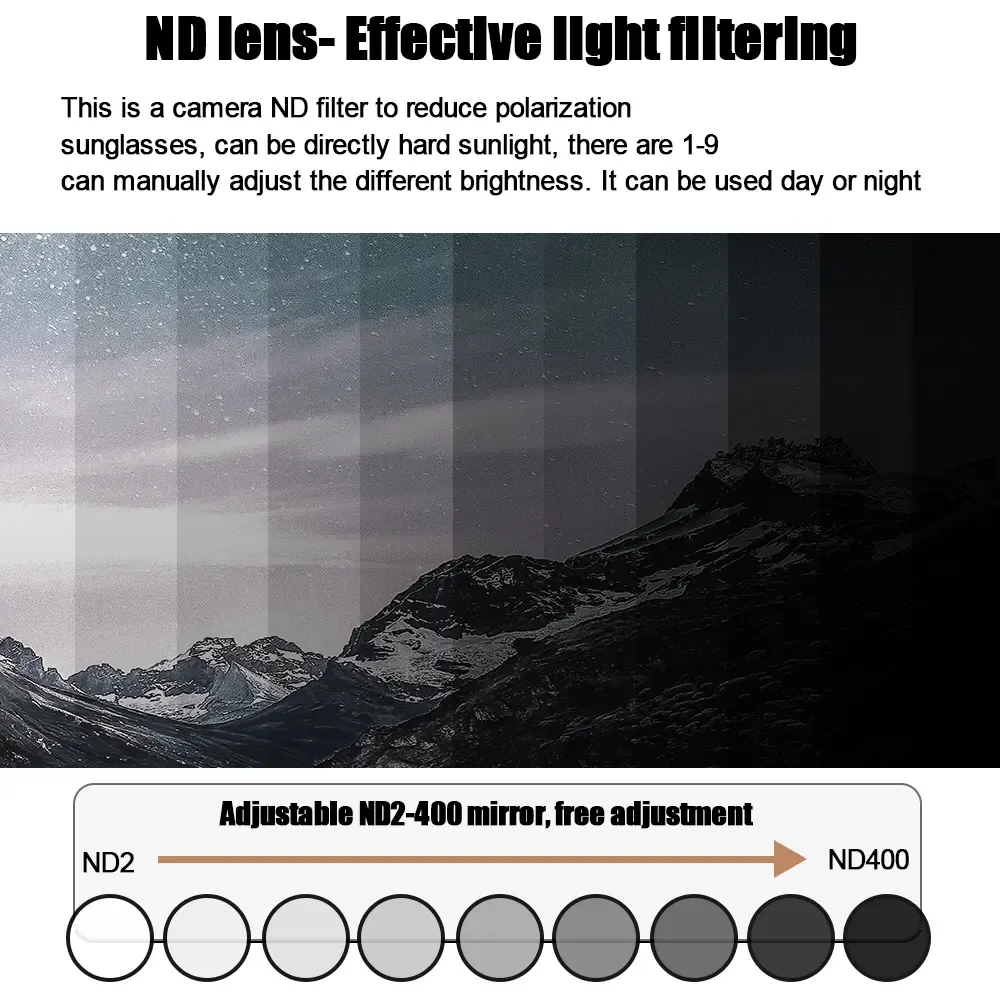 Polarized Round Sunglasses ND9 Adjustable Dimming Men Women Retro Punk Men's Fishing Eyeglasses Outdoor Shades UV400